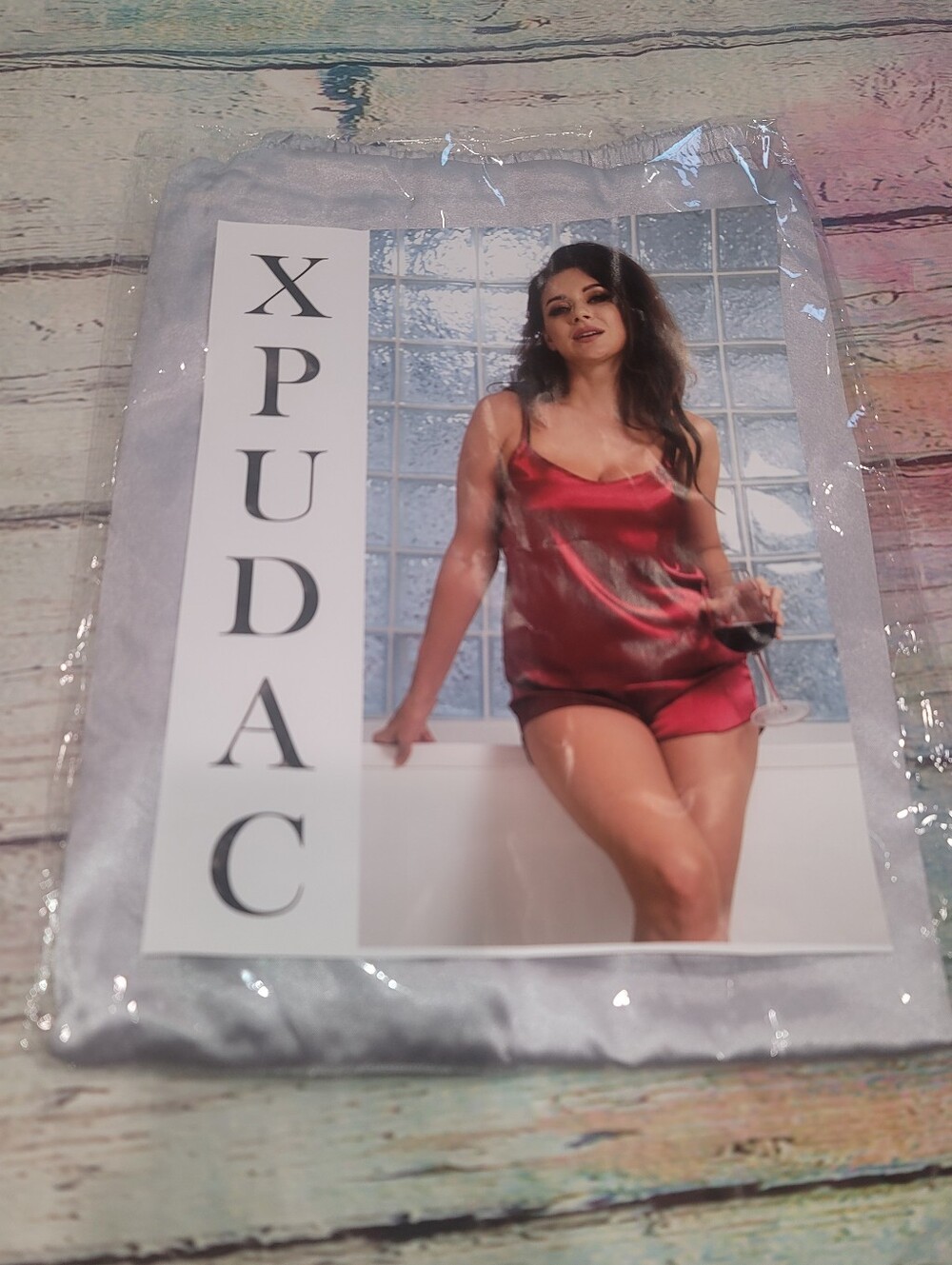 Silver Silk Pj Short Set